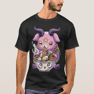 Pastel Gothic Baphomet Ramen Noodles Japan Food Sa T-shirt