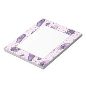 Pastel Gothic Coffins Patroon Notitieblok (Gedraaid)