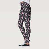 Pastel Gothic Dripping Moon and Stars Leggings (Gauche)