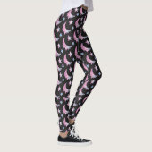 Pastel Gothic Dripping Moon and Stars Leggings (Droite)