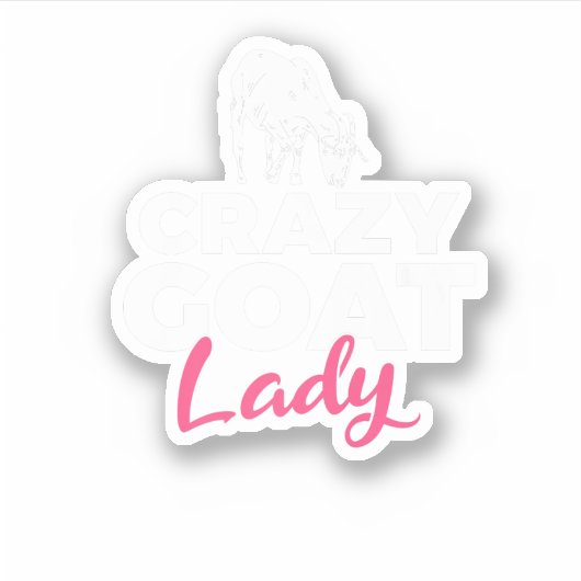 Pastel Gothic E Sticker (Voorkant)