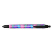 Pastel Gothic Emo Scene Drippy Pattern Zwarte Inkt Pen (Achterkant)