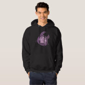 Pastel Gothic Ghost Demon Devil Skull Head Emo Pun Hoodie (Voorkant volledig)