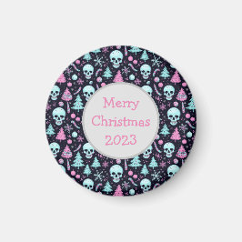 Pastel Gothic Kerst Magneet