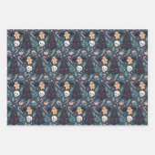 Pastel Gothic Kerstmis Inpakpapier Vel (Voorkant 2)