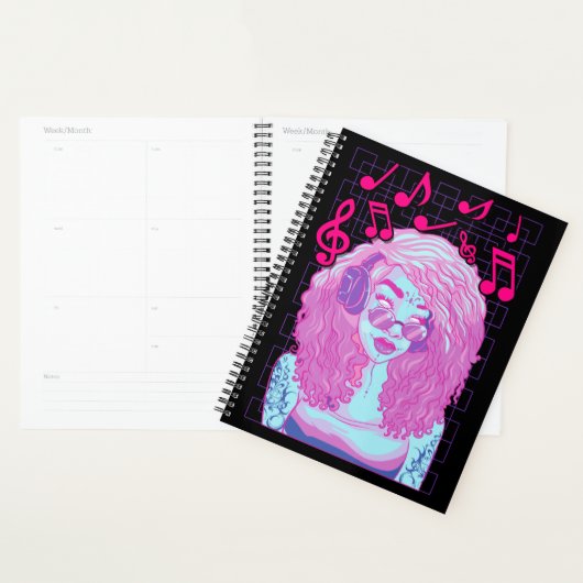 Pastel Gothic Music Lover Planner (Display)