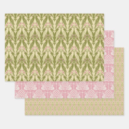 pastel gothic revival inpakpapier vel
