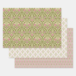 pastel gothic revival inpakpapier vel