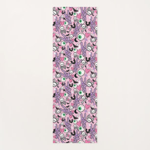 Pastel Gothic Rockabilly Spooky Bunny Yogamat