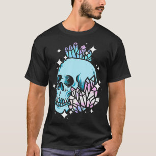 Pastel Gothic schedel esthetisch oedeem Zachte Got T-shirt
