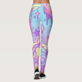 Pastel Gothic Space Leggings (Achterkant)