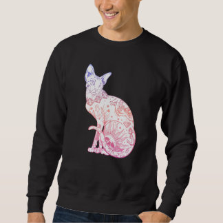 Pastel Gothic Sphynx Cat Kitten Wicca Witch Tattoo Trui