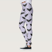 Pastel Gothic Spooky Cute Bats Kawaii Leggings (Links)