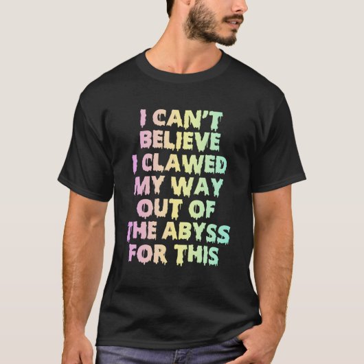 Pastel-Gothic T-shirt (Voorkant)