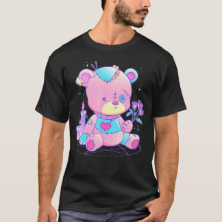 Pastel Gothic Teddy Bear Japans Anime Kawaii Demon T-shirt