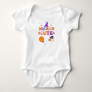 Pastel Gothic Wicked Schattige Halloween Design Romper