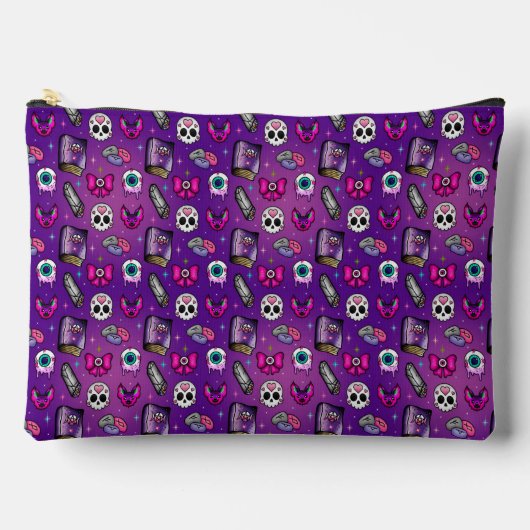 Pastel Gothic - Witchy - Paarse Halloween Etui (Voorkant)