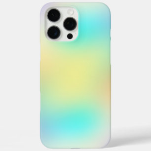 Pastel gradient blauw geel en paarse iPhone 16 pro max hoesje