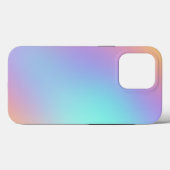 Pastel Gradient Coloré Coque-Mate coque iphone (Verso (horizontal))