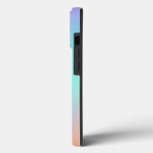 Pastel Gradient Coloré Coque-Mate coque iphone (Verso / Gauche)
