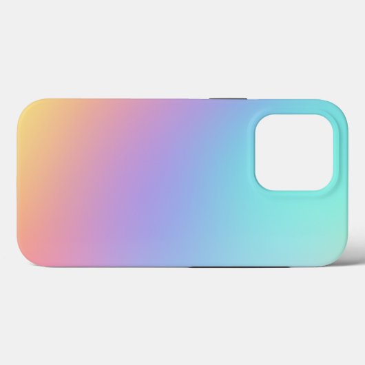 Pastel Gradient Coque-Mate iPhone 13 Coque (Verso (horizontal))