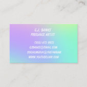 Pastel Gradient Visitekaartjes (Voorkant)