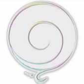 Pastel Gratitude  Sticker (Voorkant)