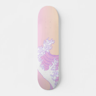 Pastel Great Wave van Kanagawa Skateboard
