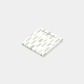 Pastel Green Abstract Post-it® Notes (Schuin)