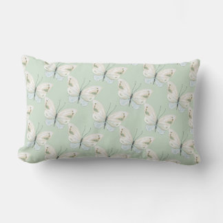 Pastel Green avec oreiller à lancer de papillon