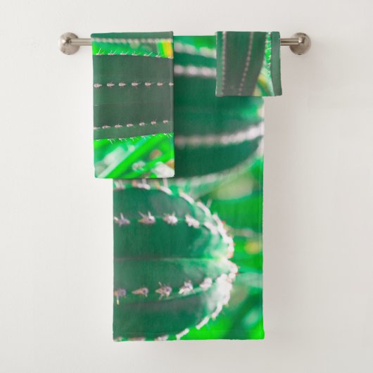 Pastel Green Cactus plante feuilles (En situation)