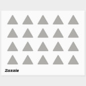 Pastel Grey Triangle Sticker (Vel)