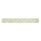 PASTEL GROEN TAN WIT PLAID PATRONEN LINT (Voorkant)