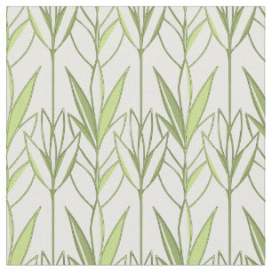 Pastel Groen Tropisch gebladerte Natuur Decopatroo Stof