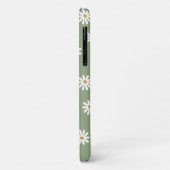 Pastel Groene Daisy Bloem Case-Mate iPhone Case (Achterkant/links)