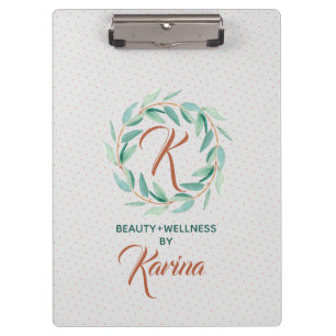 Pastel-groene Eucalyptus Leafs Wreater Klembord