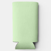 Pastel groene theeblad effen kleur (Achterkant)