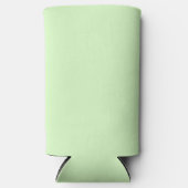 Pastel groene theeblad effen kleur (Voorkant)