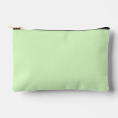 Pastel groene theeblad effen kleur etui (Voorkant)