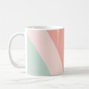 Pastel Groovy Retro Vintage colorful Pattern Koffiemok