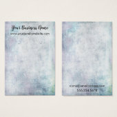 Pastel  Grunge Earring Holder Display Kaarten Visitekaartjes (Voorkant /achterkant)