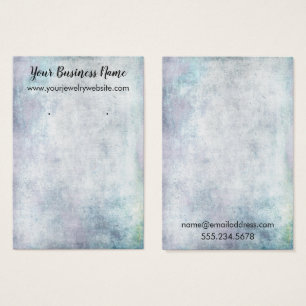 Pastel Grunge Earring Holder Display Kaarten Visitekaartjes