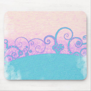 pastel grunge fantasie muismat