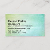 Pastel Grunge Matthew 19:26 Geschikt voor het dele Visitekaartje (Achterkant)