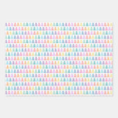 Pastel Gummy Bears Party Enveloppement papier (Devant 3)