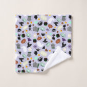 Pastel Halloween Bad Handdoek (Wasdoekje)