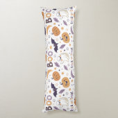 Pastel Halloween Body Pillow – Ghost & Pumpkin Boo Lichaamskussen (Achterkant (Verticaal))
