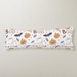 Pastel Halloween Body Pillow – Ghost & Pumpkin Boo Lichaamskussen