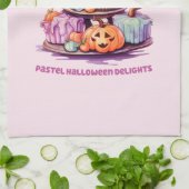 Pastel Halloween Delights Theedoek (Gevouwen)