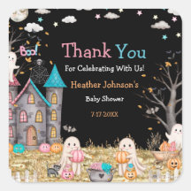 Pastel Halloween Gender Reveal Baby shower